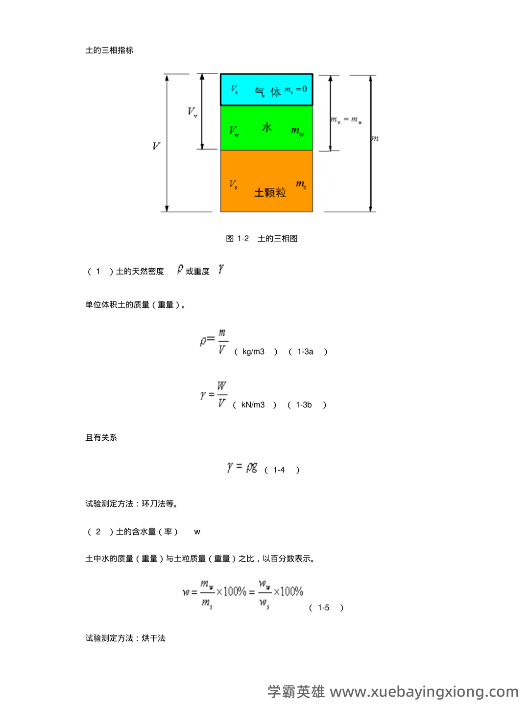 土力学简答题和名词解释 - 04_《土力学》复习资料_《土力学》带公式完整版_第1页_学霸英雄_www.xuebayingxiong.com