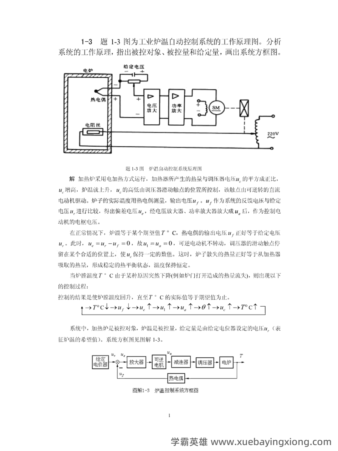 机械工程控制基础测试技术基础名词解释 - 01_《机械工程控制基础》复习资料_《机械工程控制基础》习题及答案考试要点_第1页_学霸英雄_www.xuebayingxiong.com