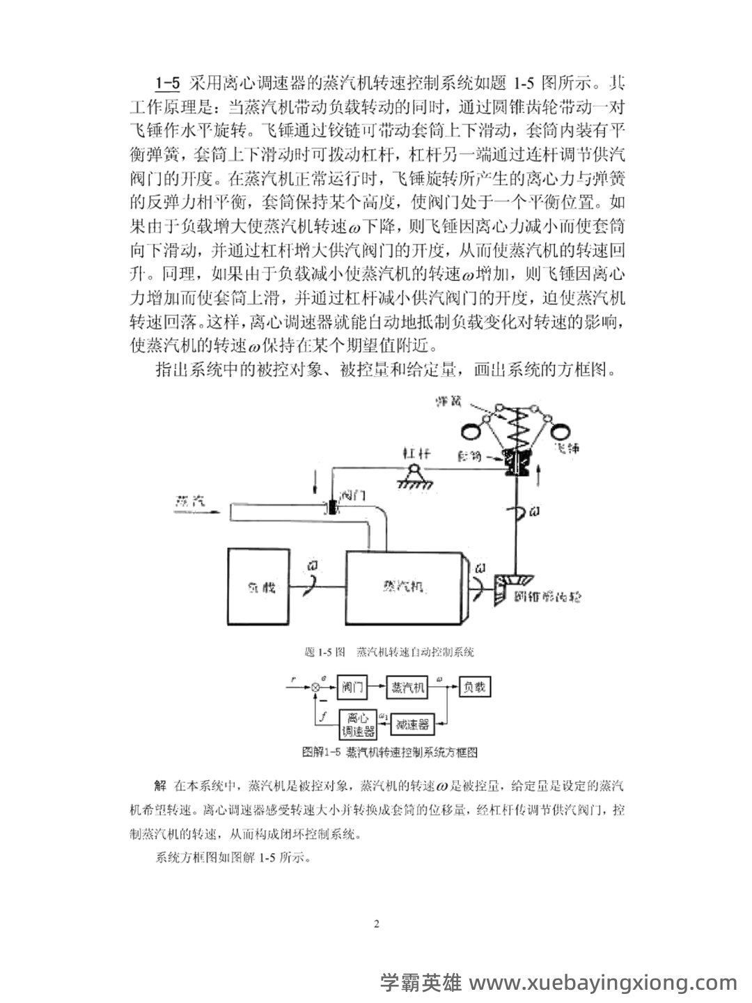 机械工程控制基础测试技术基础名词解释 - 01_《机械工程控制基础》复习资料_《机械工程控制基础》习题及答案考试要点_第2页_学霸英雄_www.xuebayingxiong.com