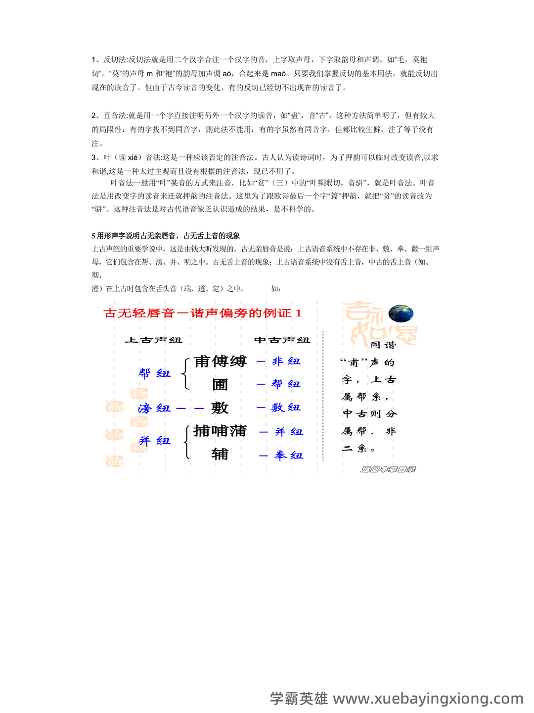 汉语史稿知识点归纳 - 经管之家 - 01_《汉语史稿》复习资料_《汉语史稿》作业_第2页_学霸英雄_www.xuebayingxiong.com 汉语史稿知识点归纳 - 经管之家 - 01_《汉语史稿》复习资料_《汉语史稿》作业_第2页_学霸英雄_www.xuebayingxiong.com