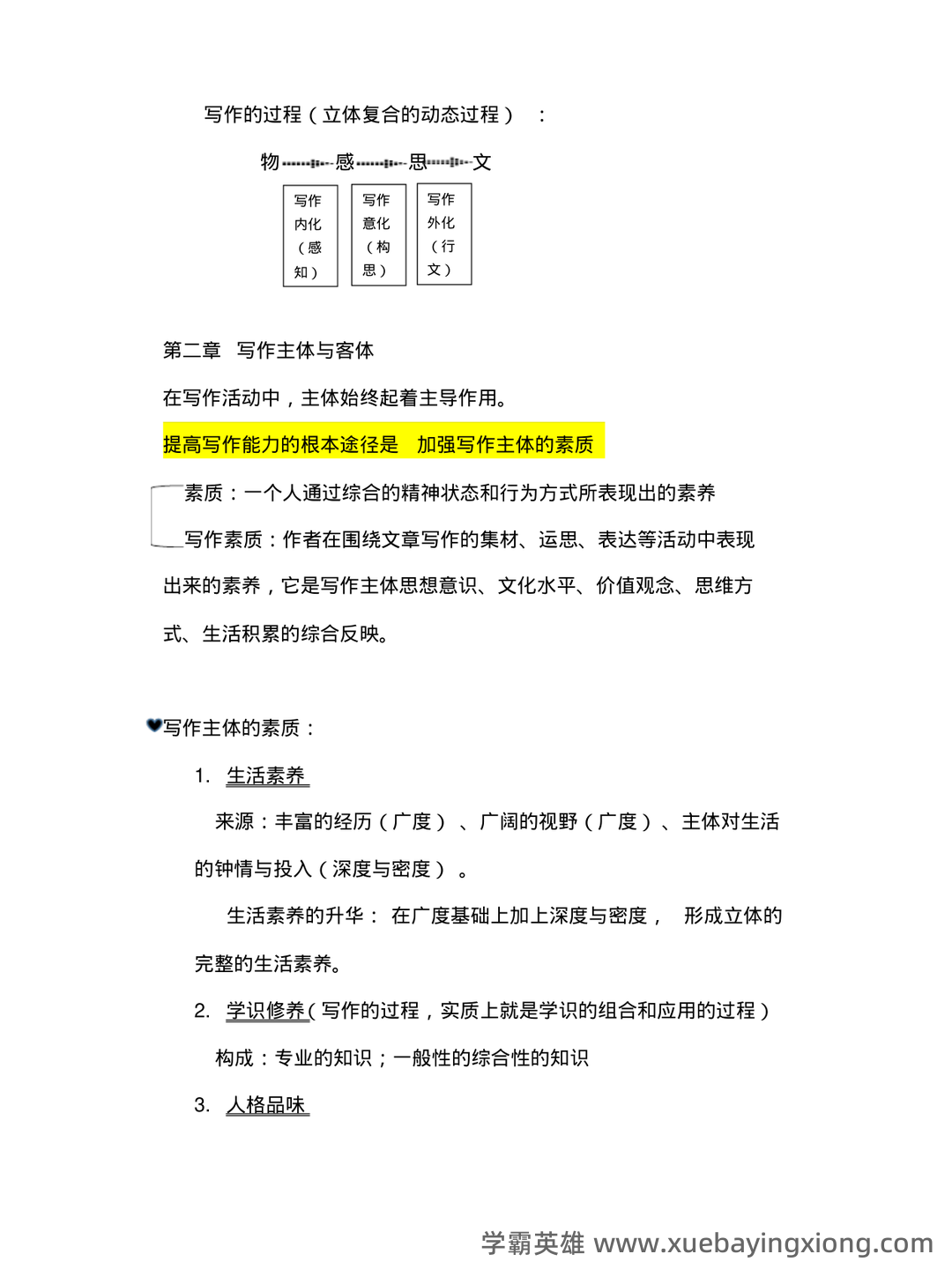 专业课 《现代写作教程》 考试题目题库及答案＋重点知识梳理与技巧总结 - 05_《现代写作教程》复习资料_《现代写作教程》笔记整理_第2页_学霸英雄_www.xuebayingxiong.com