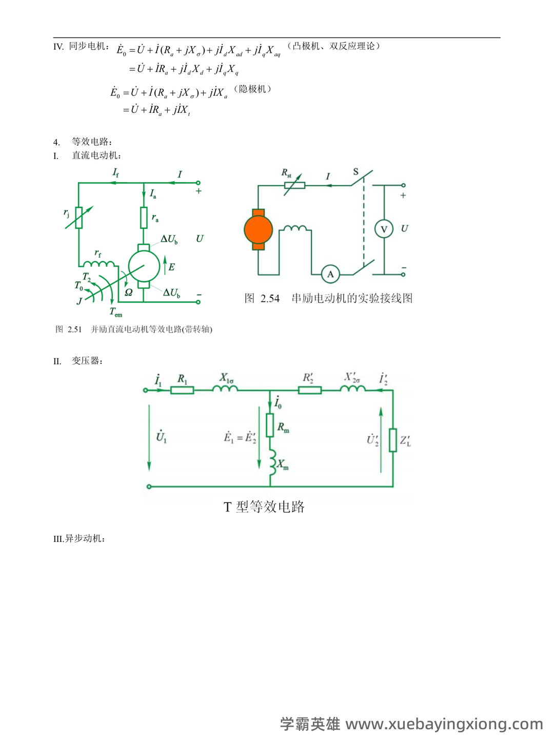 电机学考试题库及答案.doc - 04_《电机学》复习资料_《电机学》知识点总汇(极力推荐)_第1页_学霸英雄_www.xuebayingxiong.com