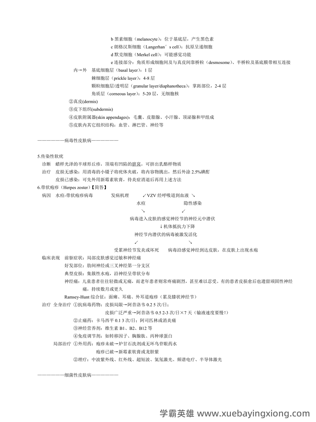 (完整word版)皮肤性病学试题题库 - 03_《皮肤性病学》复习资料_《皮肤性病学》总结_第2页_学霸英雄_www.xuebayingxiong.com