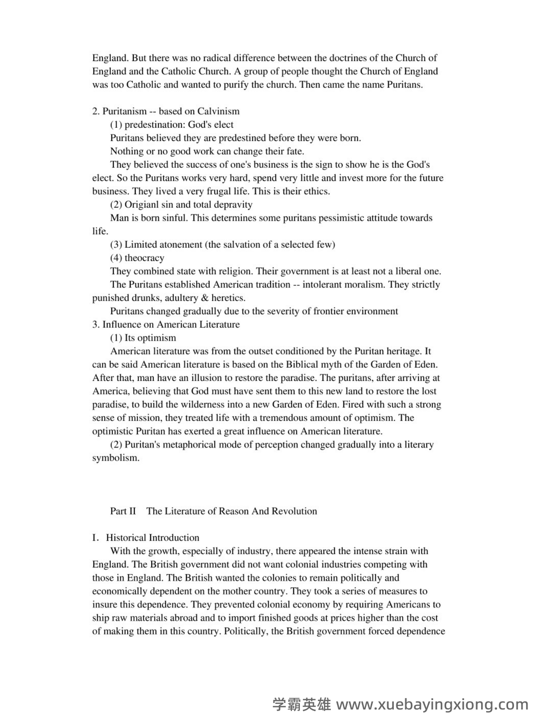 美国文学史及选读名词解释 - 03_《美国文学史》复习资料_《美国文学史》知识点_第2页_学霸英雄_www.xuebayingxiong.com