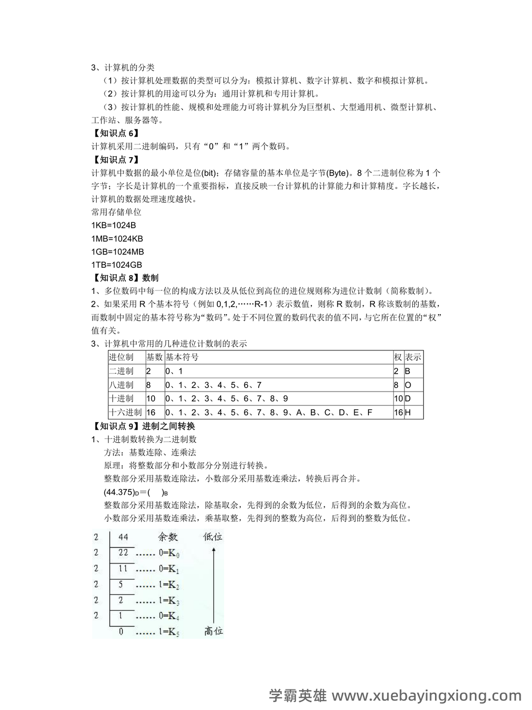 【2025NCRE备考】计算机一级选择题权威题库（476道真题解析） - 02_《计算机一级》备考资料_《计算机一级》复习资料_第2页_学霸英雄_www.xuebayingxiong.com